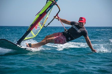 Rhodes windsurfing